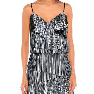 Feleppa Silver Metallic Dress